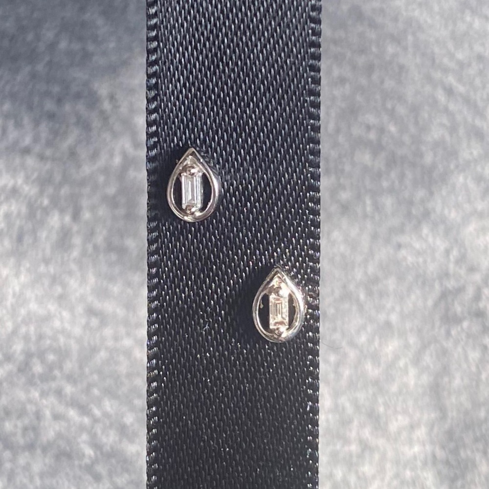 Dana Rebecca diamond stud teardrop earrings